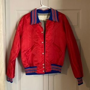 VINTAGE Red bomber jacket